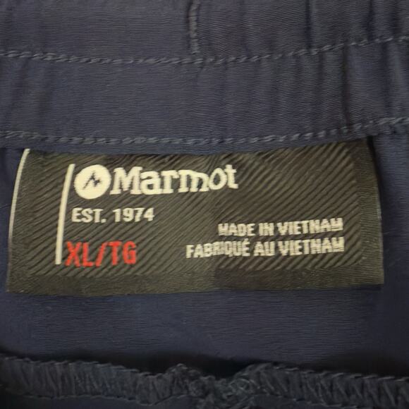 Marmot Mens Elche Shorts XL Blue 7" Inseam UPF 50 Gorpcore $70 NWT - Picture 2 of 14